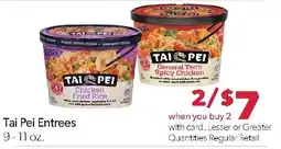 Family Fresh Market Tai Pei Entrees offer