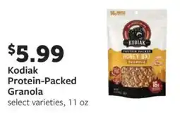 Fareway Kodiak Protein-Packed Granola offer