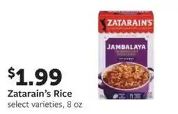 Fareway Zatarain's Rice offer
