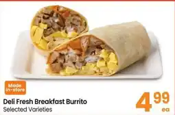 Safeway Deli Fresh Breakfast Burrito offer
