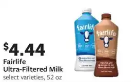 Fareway Fairlife Ultra-Filtered Milk offer