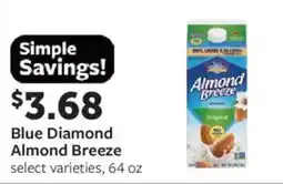 Fareway Blue Diamond Almond Breeze offer