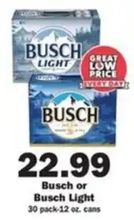 Schnucks Busch or Busch Light offer