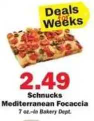 Schnucks Schnucks Mediterranean Focaccia offer