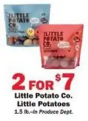 Schnucks Little Potato Co. Little Potatoes offer