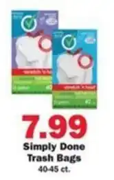 Schnucks Simply Done Trash Bags offer