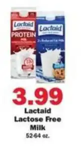 Schnucks Lactaid lactose free milk offer