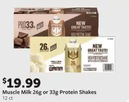 Fareway Muscle Milk Protein Shakes offer