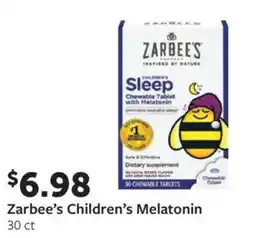 Fareway Zarbee's Children's Melatonin offer