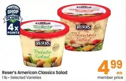 Safeway Reser's American Classics Salad offer