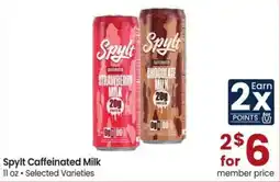 Safeway Spylt Caffeinated Milk offer