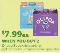 Fareway Olipop Soda offer