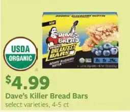 Fareway Dave's killer bread bars offer