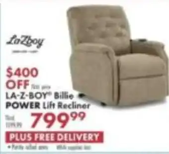 La-Z-Boy Billie Power Lift Recliner