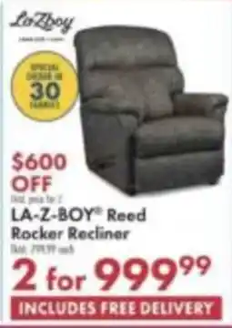 Boscov's La-Z-Boy Reed Rocker Recliner offer