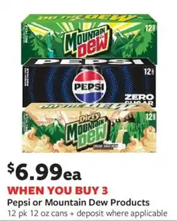 Fareway Pepsi or Mountain Dew Products offer