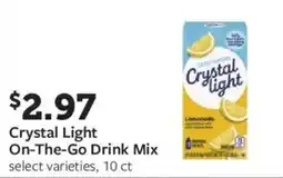 Fareway Crystal Light On-The-Go Drink Mix offer