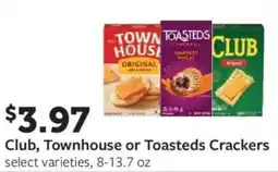 Fareway Club, Townhouse or Toasteds Crackers offer