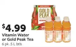 Fareway Vitamin Water or Gold Peak Tea offer