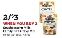 Fareway Southeastern Mills Family Size Gravy Mix offer