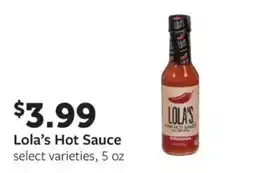 Fareway Lola's Hot Sauce offer