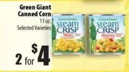 Times Supermarkets Green Giant canned corn offer