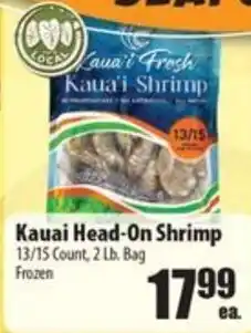 Times Supermarkets Kauai Head-On Shrimp offer