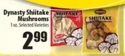 Times Supermarkets Dynasty shiitake mushrooms offer