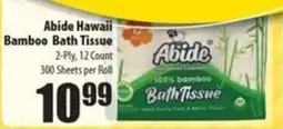 Times Supermarkets Abide Hawaii Bamboo Bath Tissue offer