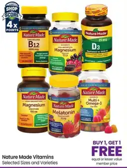 Safeway Nature Made Vitamins offer