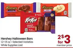 Safeway Hershey Halloween Bars offer