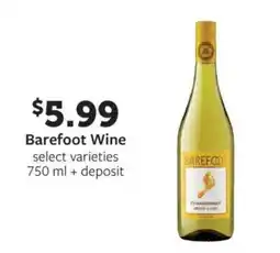 Fareway Barefoot Wine offer