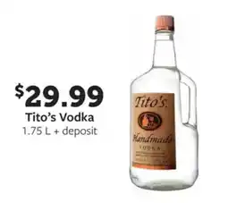 Fareway Tito's Vodka offer