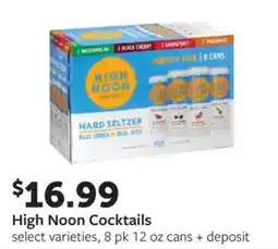 Fareway High Noon Cocktails offer