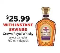 Fareway Crown Royal Whisky offer