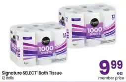 Safeway Signature Select Bath Tissue offer
