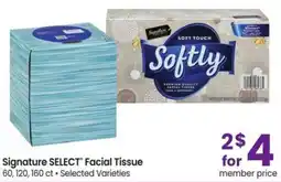 Safeway Signature Select Facial Tissue offer