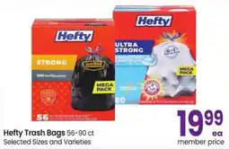 Safeway Hefty Trash Bags offer