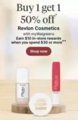 Walgreens Revlon Cosmetics offer