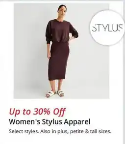 JC Penney Women's Stylus Apparel offer