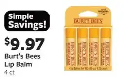 Fareway Burt's Bees Lip Balm offer