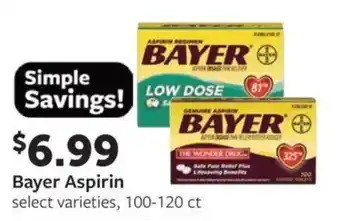 Fareway Bayer Aspirin offer