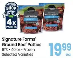 Safeway Signature Farms Ground Beef Patties offer