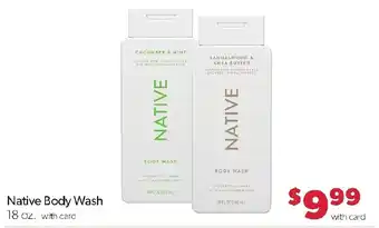 Native Body Wash