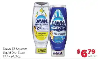 Dawn ez-squeeze liquid dish soap