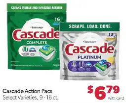 Family Fresh Market Cascade Action Pacs offer
