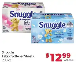 Family Fresh Market Snuggle Fabric Softener Sheets offer