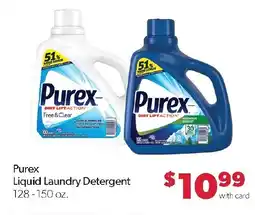 Family Fresh Market Purex liquid laundry detergent offer