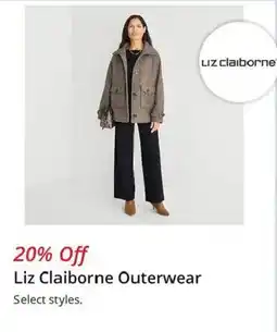 JC Penney Liz Claiborne Outerwear offer