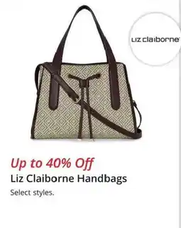 JC Penney Liz Claiborne Handbags offer